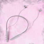 Magnetic OFF Earbuds Neckband Bluetooth (1 Pc / With Color Box & Zipper Plastic Bag) - Front View by Nari Haat, India...