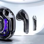 Wireless Bluetooth 5.3 In-Ear with Microphones, 200mAh Battery (1 Pc) - Back View by Nari Haat, Indian ethnic wear, w...