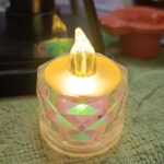 Festive Lighting for Any Occasion: 1 Pack LED Tealight Candles, Diwali - Neckline Detail by Nari Haat, Indian ethnic ...