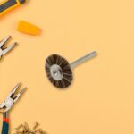 Brass Wire Wheels, 3 Pcs Brass Wire Wheels, Rust Removal Tool - Back View by Nari Haat, Indian ethnic wear, women clo...