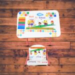 Multifunction Portable Foldable Study Table & Chair (2 Pc Set) - Closeup Embroidery by Nari Haat, Indian ethnic wear,...