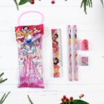 Fun & Functional! 5-in-1 Cartoon Pencil Set for School & Play (5 Pc) - Neckline Detail by Nari Haat, Indian ethnic we...
