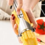 Stainless Steel Corn Peeler Con Cob Remover Cutter (1 Pc) - Closeup Embroidery by Nari Haat, Indian ethnic wear, wome...