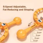 Smart Fitness Hula Hoops with Spinning Ball and Intelligent Counter (1 Pc / Loose) - Neckline Detail by Nari Haat, In...