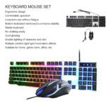 104 Key Colorful Lighting Keyboard Mouse Set (2 Pc Set) - Full Detail by Nari Haat, Indian ethnic wear, women clothin...