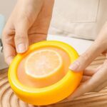 Vegetable Container Premium Fruits Saver Keeper (1 Pc / Yellow) - Back View by Nari Haat, Indian ethnic wear, women c...