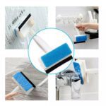2-in-1 Glass Wiper & Brush – Double-Sided Cleaner for Mirrors, Tiles & Windows - Full Detail by Nari Haat, Indian e...