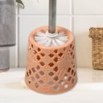 Toilet Brushes / Toilet Holders Toilet Brush Set Toilet Cleaning Brush - Closeup Embroidery by Nari Haat, Indian ethn...