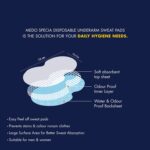 Beautiful Basics Underarms Sweat Pads Disposable (Pkts 6x 60 Pcs Set) - Back View by Nari Haat, Indian ethnic wear, w...