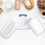 Soap Box With Sponge Dual-use Soap Holder ,Sabudani (2 Pc Set / With Adhesive Hook) - Neckline Detail by Nari Haat, I...