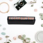 Temporary Car Parking Mobile Number Display with Magnetic Numbers Stickers (1Pc) - Back View by Nari Haat, Indian eth...