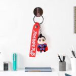 Cute Cartoon Silicone 3D Key Chain with Metal Hook & Strap (Pack of 1) - Back View by Nari Haat, Indian ethnic wear, ...