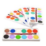 Painting Water Color Kit - 12 Shades and Paint Brush (13 Pcs) - Neckline Detail by Nari Haat, Indian ethnic wear, wom...