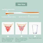 Tongue Scraper & Brush for Fresh Breath (1 Pc) - Sleeve Design by Nari Haat, Indian ethnic wear, women clothing, desi...