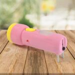 2-in-1 Rechargeable Small Handy LED Torchlight for Home, Outdoor, Tracking (1 Pc) - Sleeve Design by Nari Haat, India...