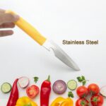 Stainless Steel Knife for Kitchen Use with Non-Slip Handle and Blade Cover 1 Pc - Sleeve Design by Nari Haat, Indian ...