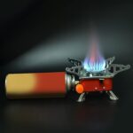 Mini Square Camping Stove, 2800W (1 Pc) - Back View by Nari Haat, Indian ethnic wear, women clothing, designer suit