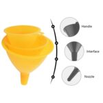 Multipurpose Funnel 3 Size Small , Medium & Big Plastic Funnel  (3 Pc Set) - Neckline Detail by Nari Haat, Indian eth...