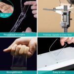 Sticky Double Sided Tape Washable Adhesive Tape Reusable (8.5×3 Cm / 1 Pc) - Sleeve Design by Nari Haat, Indian ethn...