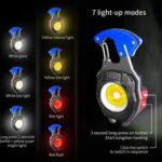 Keychain Led Flashlight Rechargeable Multi Function 6 Lighting Modes Pocket Key - Closeup Embroidery by Nari Haat, In...