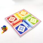 Family Board Game with Two Modes  2 to 4 Players - Age 3 Years and Above (2 in 1) - Sleeve Design by Nari Haat, India...