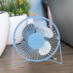USB Table Desk Personal Metal Electronic Fan, Suitable For Office, School Use (1 Pc) - Fabric Detail by Nari Haat, In...
