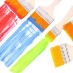 Nylon Pine Painting Brush Set – Dusting & Wall Paint Brushes (6 Pc Set) - Back View by Nari Haat, Indian ethnic wea...