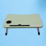 MultiPurpose Study Table Foldable Portable Notebook Bed Lap Desk Tray Stand Reading Holder with Coffee Cup Slot, Draw...