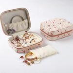 Jewelry Travel Organizer Case (1 Pc / Mix Design) - Back View by Nari Haat, Indian ethnic wear, women clothing, desig...