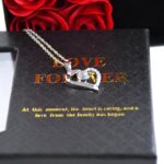 Rose Flower Gift Box, Handmade Eternal Rose I Love You Necklace, Valentine's Day - Full Detail by Nari Haat, Indian e...