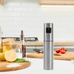 Oil Spray Bottle Dosa | Food Grade Stainless Steel Glass Oil Spray Bottle (100 ML) - Back View by Nari Haat, Indian e...