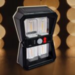 Solar Wall Lantern Light with 3 Modes & Motion Sensor (1 Pc) - Closeup Embroidery by Nari Haat, Indian ethnic wear, w...