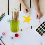 Brown Art Brush Set for Artists (Pack of 12) - Back View by Nari Haat, Indian ethnic wear, women clothing, designer suit