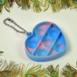 Fidget Toys for Kids Mini  Keychain (1 Pc / Mix Color & Design) - Neckline Detail by Nari Haat, Indian ethnic wear, w...