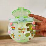 Donut Water Bottle Sipper Bottle (1 pc / 400 ML Approx) - Neckline Detail by Nari Haat, Indian ethnic wear, women clo...