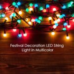 6Mtr Home Decoration Diwali & Wedding LED Christmas String Light (60L 6 Mtr) - Closeup Embroidery by Nari Haat, India...