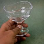 Glass Footed Dessert Bowl, Ice Cream Cup (2 Pcs Set) - Neckline Detail by Nari Haat, Indian ethnic wear, women clothi...