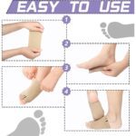 Foot Arch Support for Men & Women | Medial Arch Support for Flat Feet Correction Sleeve with Cushion | Plantar Fascii...