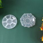 7-Sided Portable Pill Box Medicine Planner Small case - Back View by Nari Haat, Indian ethnic wear, women clothing, d...