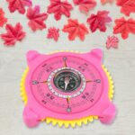 2-in-1 Navigation / Direction North-South Compass with Clock (1 Pc) - Back View by Nari Haat, Indian ethnic wear, wom...