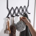 6 Hook Door Hanger, Steel Coat Rack (1 Pc) - Closeup Embroidery by Nari Haat, Indian ethnic wear, women clothing, des...