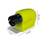 Cordless Motorized Knife Blade Sharpener Tool (Battery Operated) - Neckline Detail by Nari Haat, Indian ethnic wear, ...