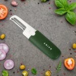2-in-1 Multifunctional Knife & Sawtooth Peeler for Fruits and Vegetables - Back View by Nari Haat, Indian ethnic wear...
