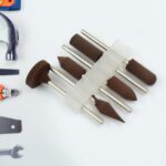 Mounted Points Abrasive Stone Head Grinding Wheel Bits Rotary Tool Kit (6 Pcs) - Back View by Nari Haat, Indian ethni...