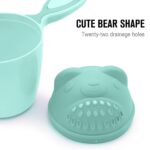 Baby Shampoo Shower Cup – Safe Soft Bath Tumbler for Kids’ Hair Washing - Fabric Detail by Nari Haat, Indian ethn...