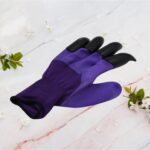 Garden Farming Gloves With Hand Fingertips & Plastic Claws (1 Pair) - Sleeve Design by Nari Haat, Indian ethnic wear,...