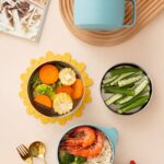 Vacuum Food Flask, Insulation Large Capacity Double Layer Structure Non Slip Labor Saving and Safe Stainless Steel In...