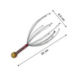 Hand Held Scalp Head Massager Stress Relief - Neckline Detail by Nari Haat, Indian ethnic wear, women clothing, desig...