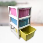 3 Layer Plastic Drawer Storage Organizer (1 Pc) - Neckline Detail by Nari Haat, Indian ethnic wear, women clothing, d...