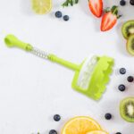 One-Handed Manual Mashed Potato Spring Press Tool - Sleeve Design by Nari Haat, Indian ethnic wear, women clothing, d...